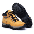 Bota Adventure CAT em Couro Legítimo Com Palmilha Gel